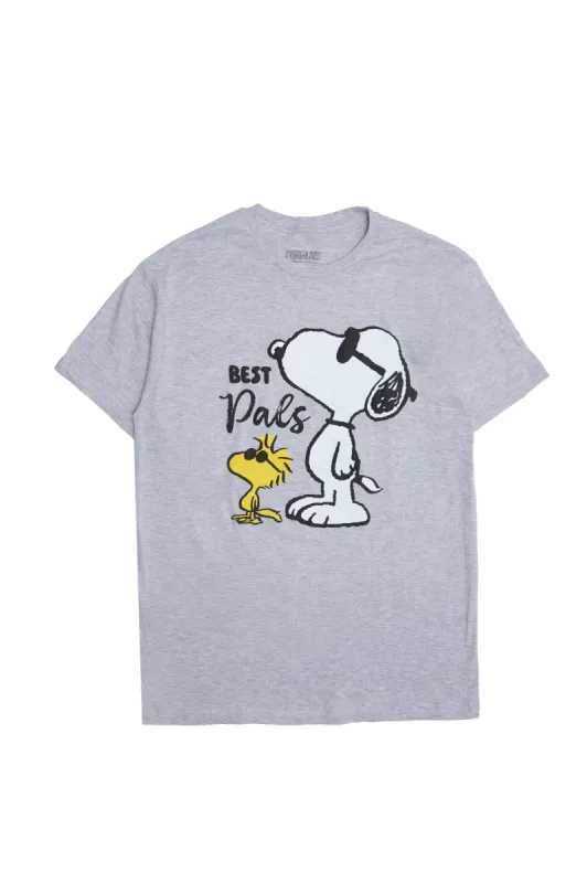 Peanuts Snoopy Woodstock Best Pals Graphic Relaxed Tee sold by Bluenotes