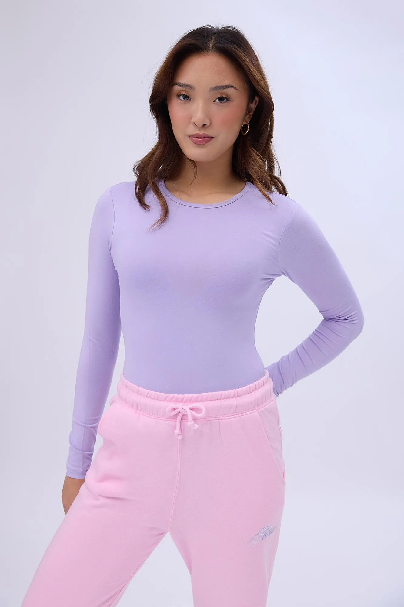 Long Sleeve Crew Neck Bodysuit sold by Bluenotes product image thumbnail 5