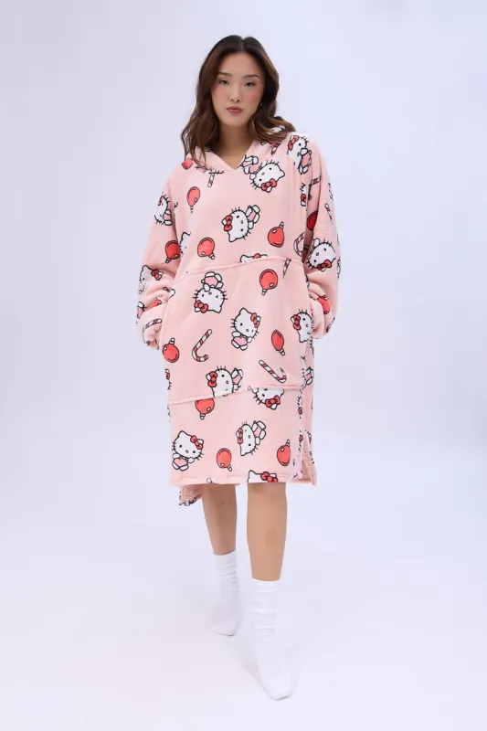 Hello Kitty Printed Oversized Hoodie sold by Bluenotes