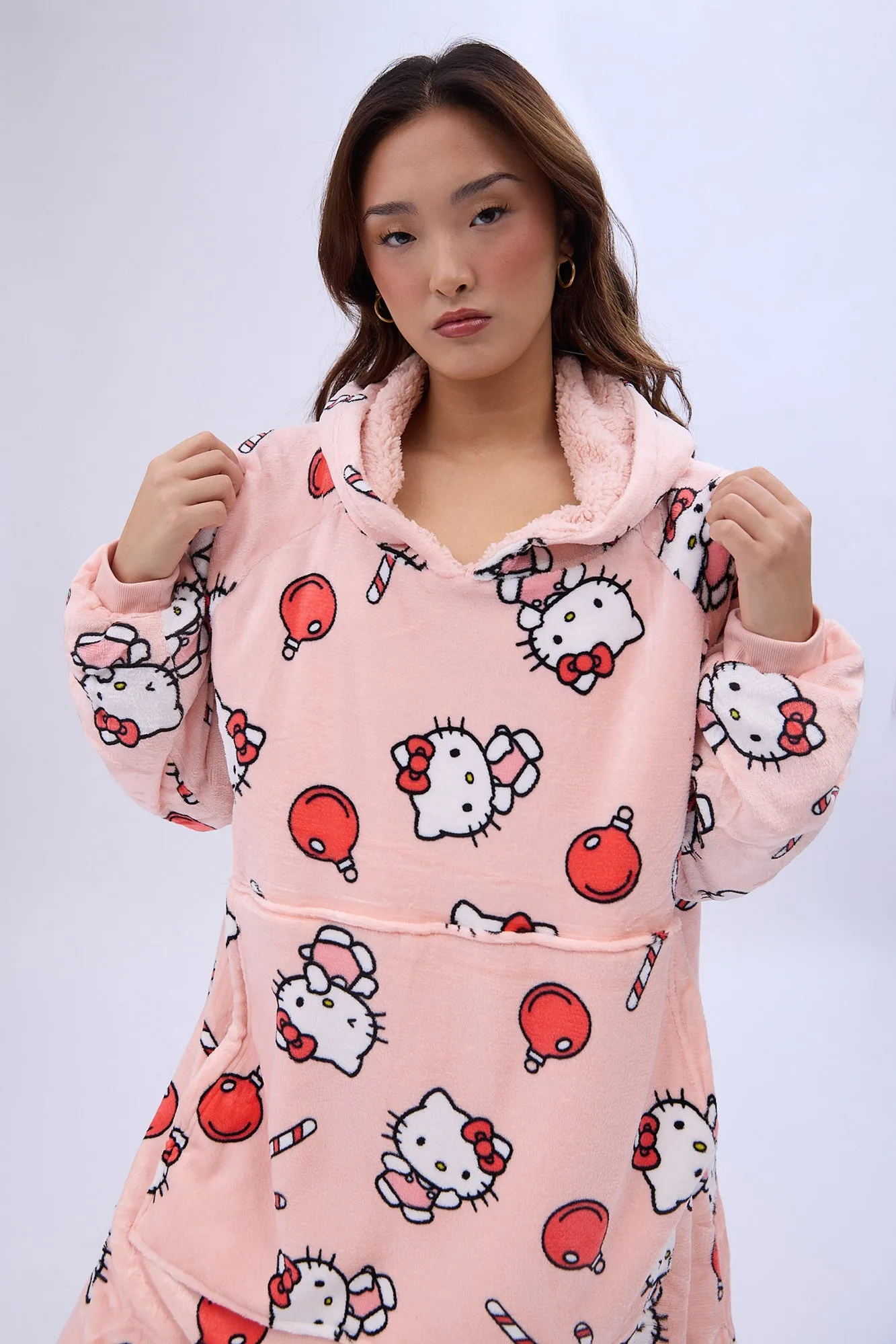 Hello Kitty Printed Oversized Hoodie sold by Bluenotes product image thumbnail 3