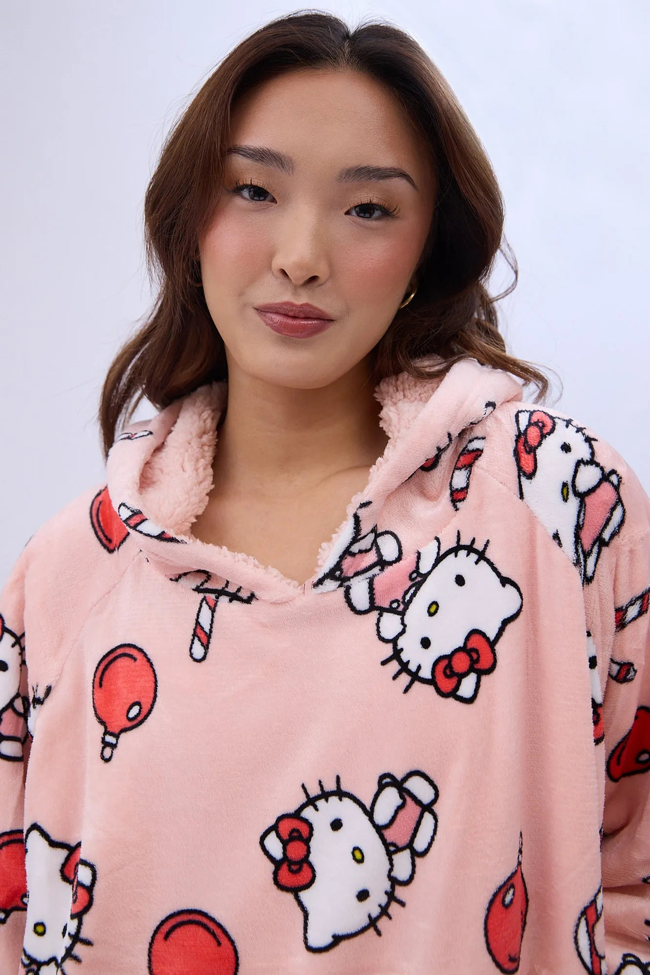 Hello Kitty Printed Oversized Hoodie sold by Bluenotes product image thumbnail 2