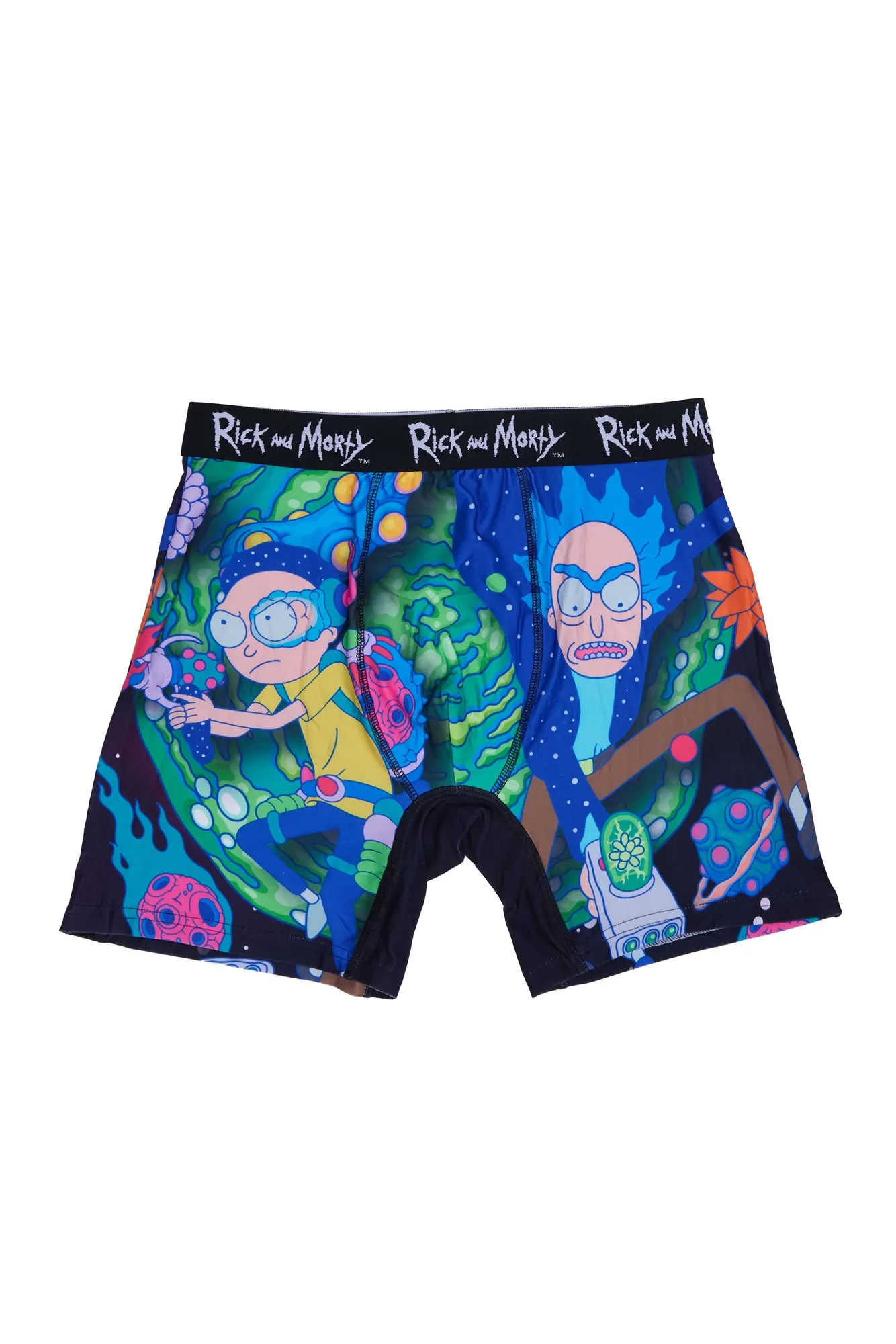 Rick & Morty 3D Space Printed Boxer Briefs sold by Bluenotes