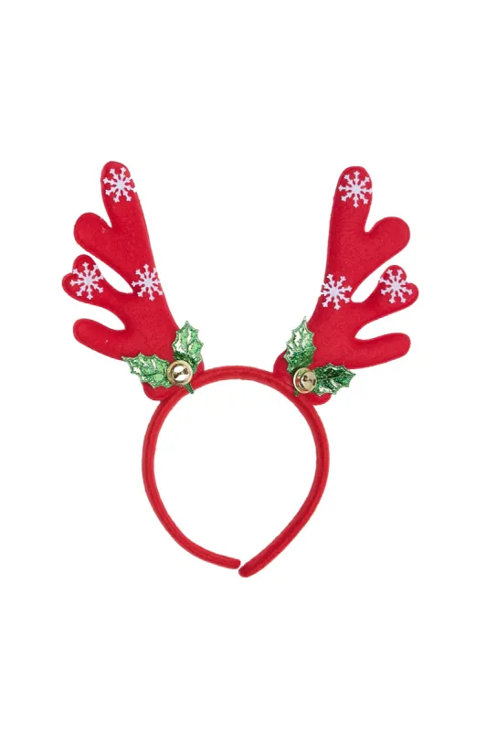 Snowflake Reindeer Headband sold by Bluenotes