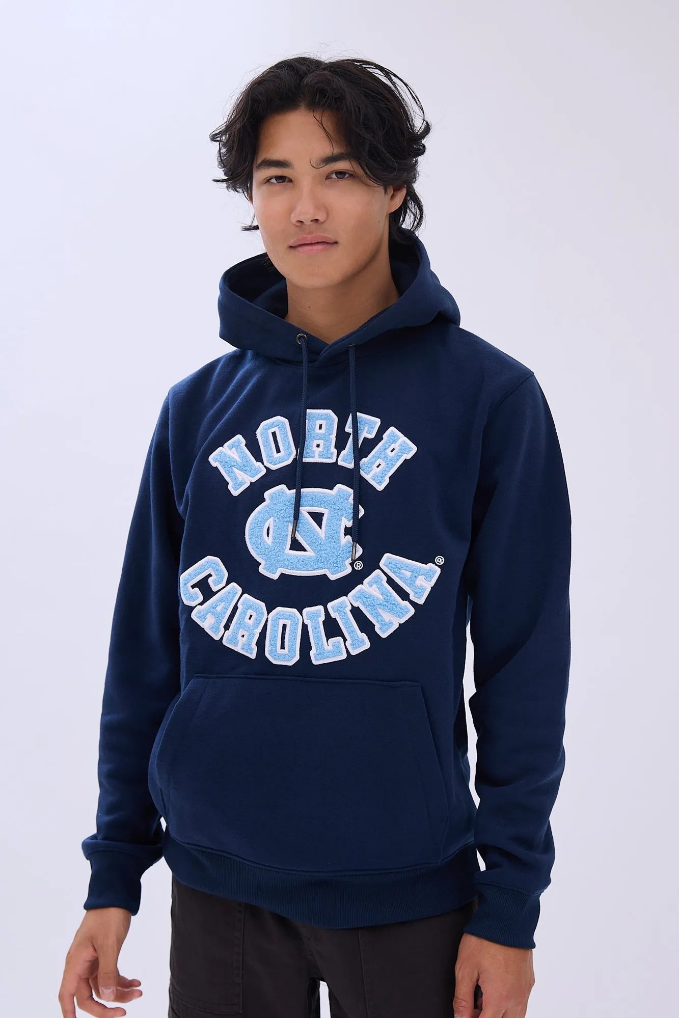 North Carolina Chenille Patch Hoodie sold by Bluenotes
