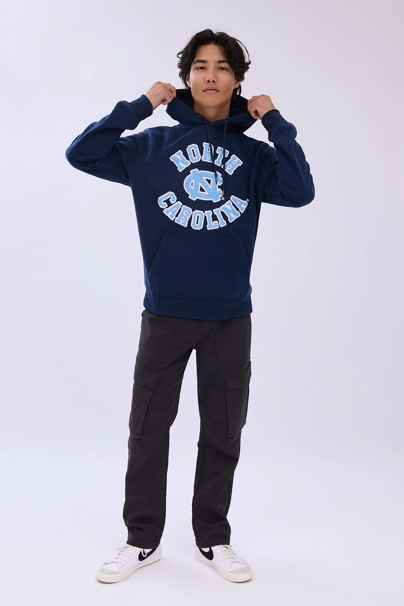 North Carolina Chenille Patch Hoodie sold by Bluenotes product image thumbnail 4