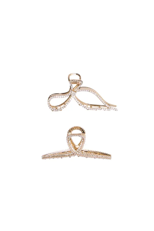 Rhinestone Claw Clip 2-Pack sold by Bluenotes
