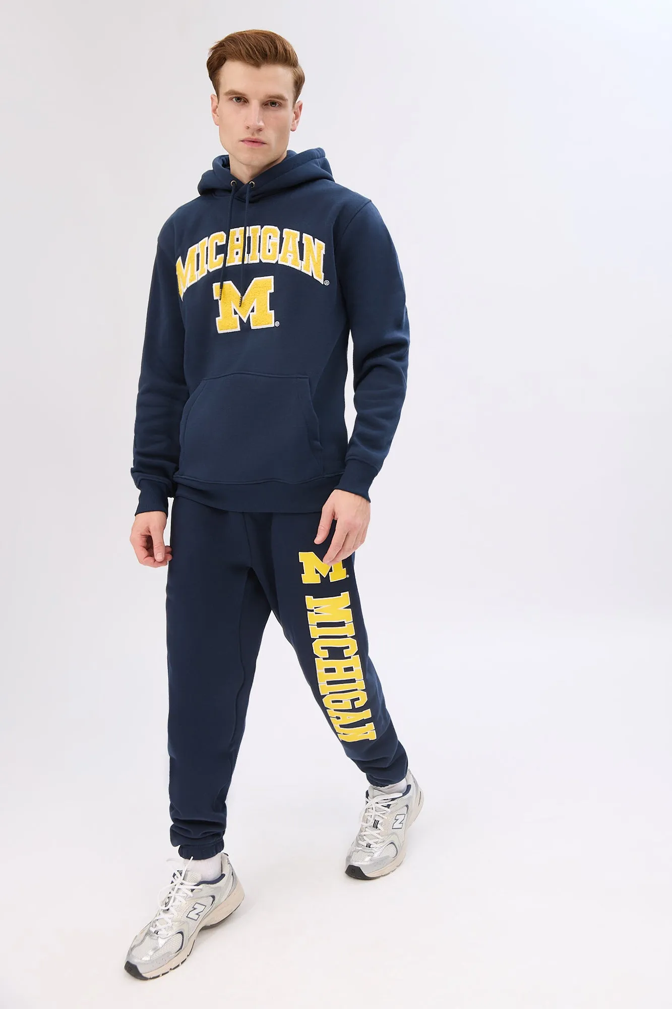 Michigan M Chenille Patch Graphic Jogger sold by Bluenotes product image thumbnail 4