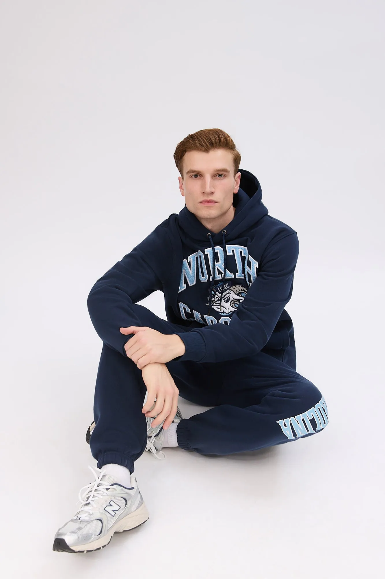 UNC Tar Heels Chenille Patch Graphic Hoodie sold by Bluenotes product image thumbnail 4