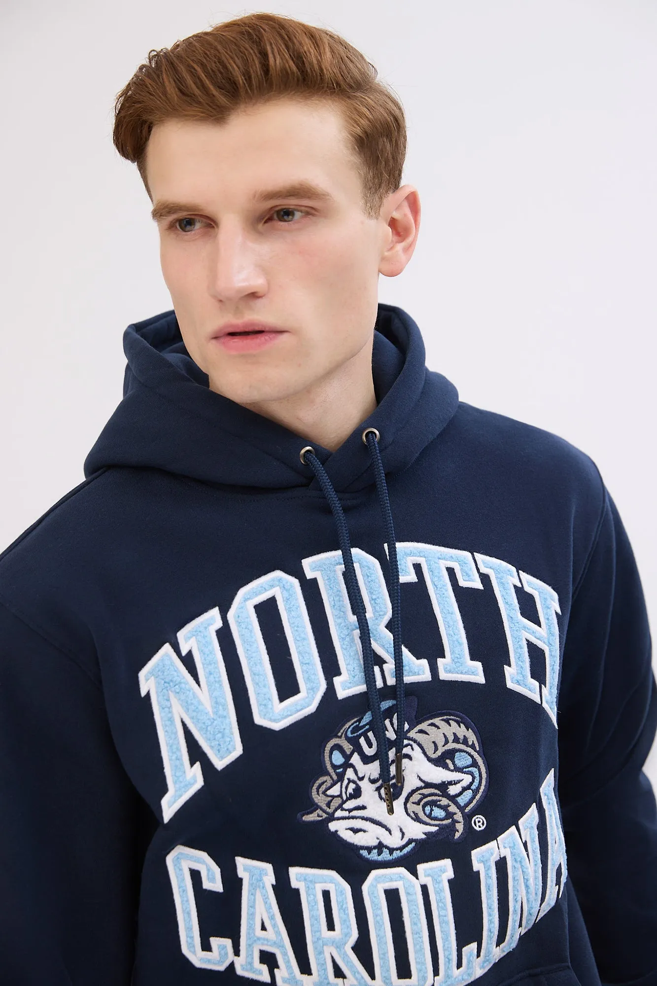 UNC Tar Heels Chenille Patch Graphic Hoodie sold by Bluenotes product image thumbnail 2