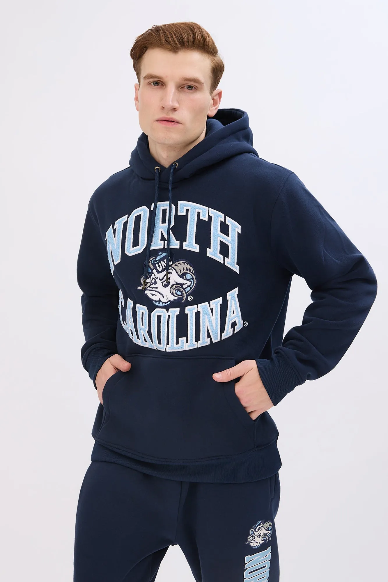 UNC Tar Heels Chenille Patch Graphic Hoodie sold by Bluenotes