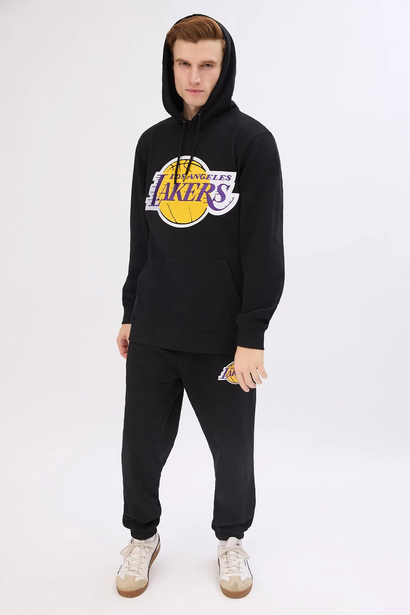Los Angeles Lakers Chenille Patch Hoodie sold by Bluenotes product image thumbnail 4