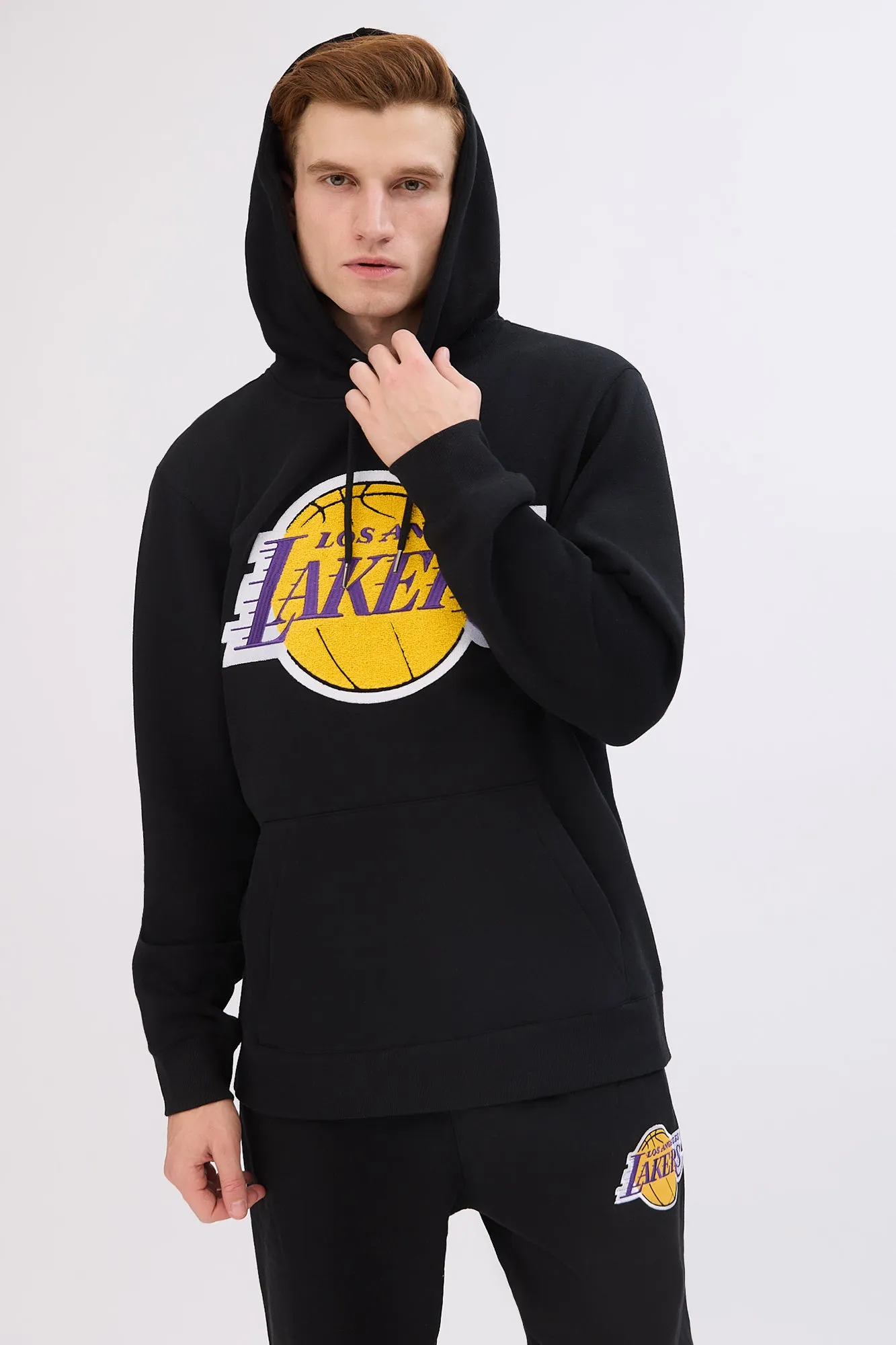 Los Angeles Lakers Chenille Patch Hoodie sold by Bluenotes