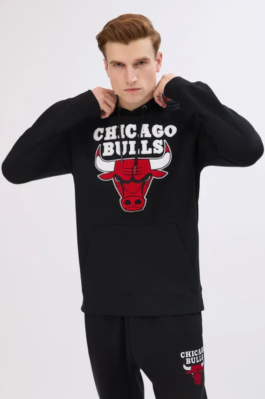 Chicago Bulls Chenille Patch Hoodie sold by Bluenotes