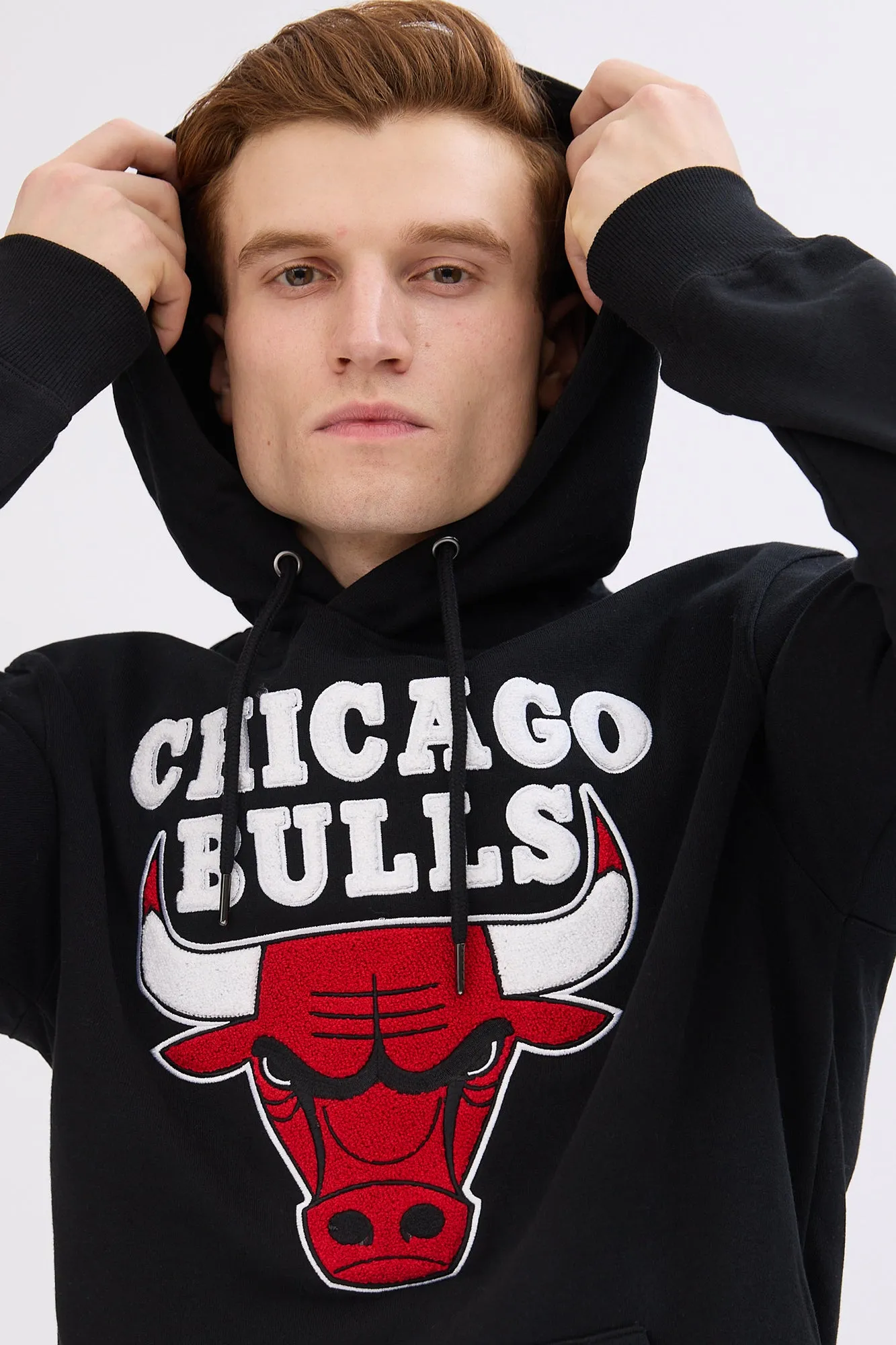 Chicago Bulls Chenille Patch Hoodie sold by Bluenotes product image thumbnail 2