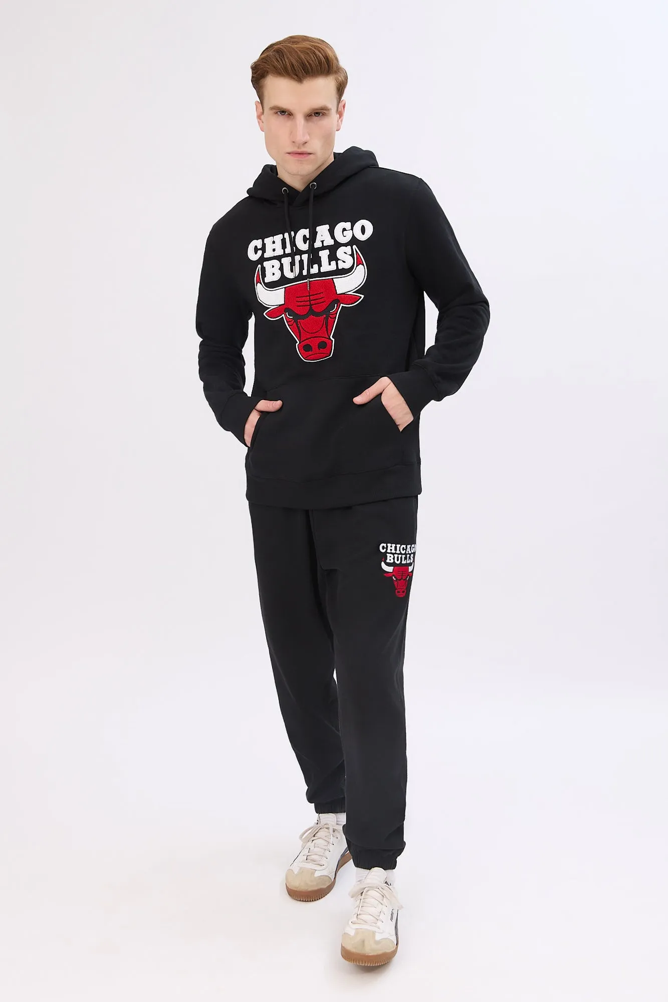 Chicago Bulls Chenille Patch Hoodie sold by Bluenotes product image thumbnail 4