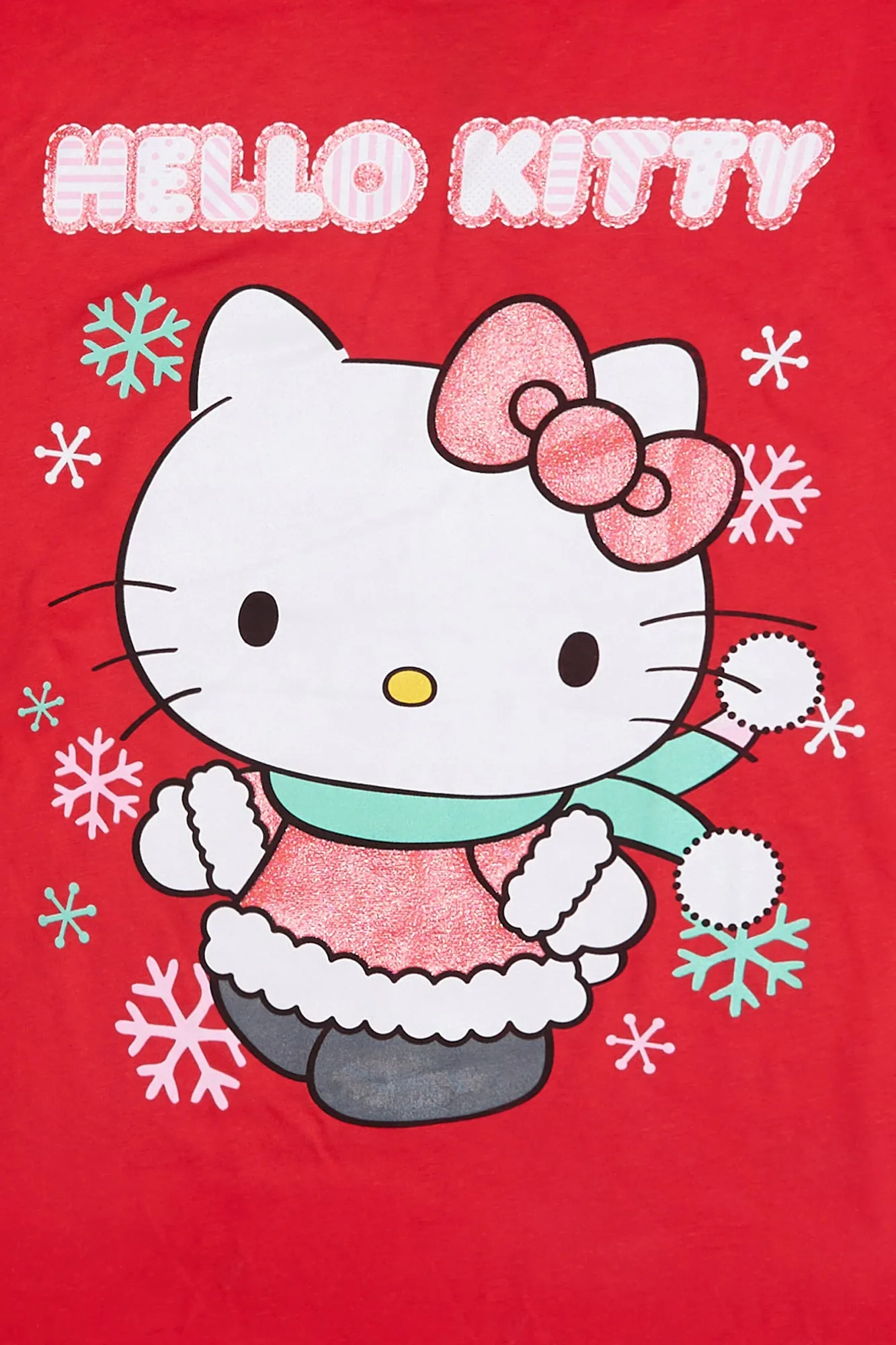 Hello Kitty Christmas Outfit Graphic Relaxed Tee sold by Bluenotes product image thumbnail 2