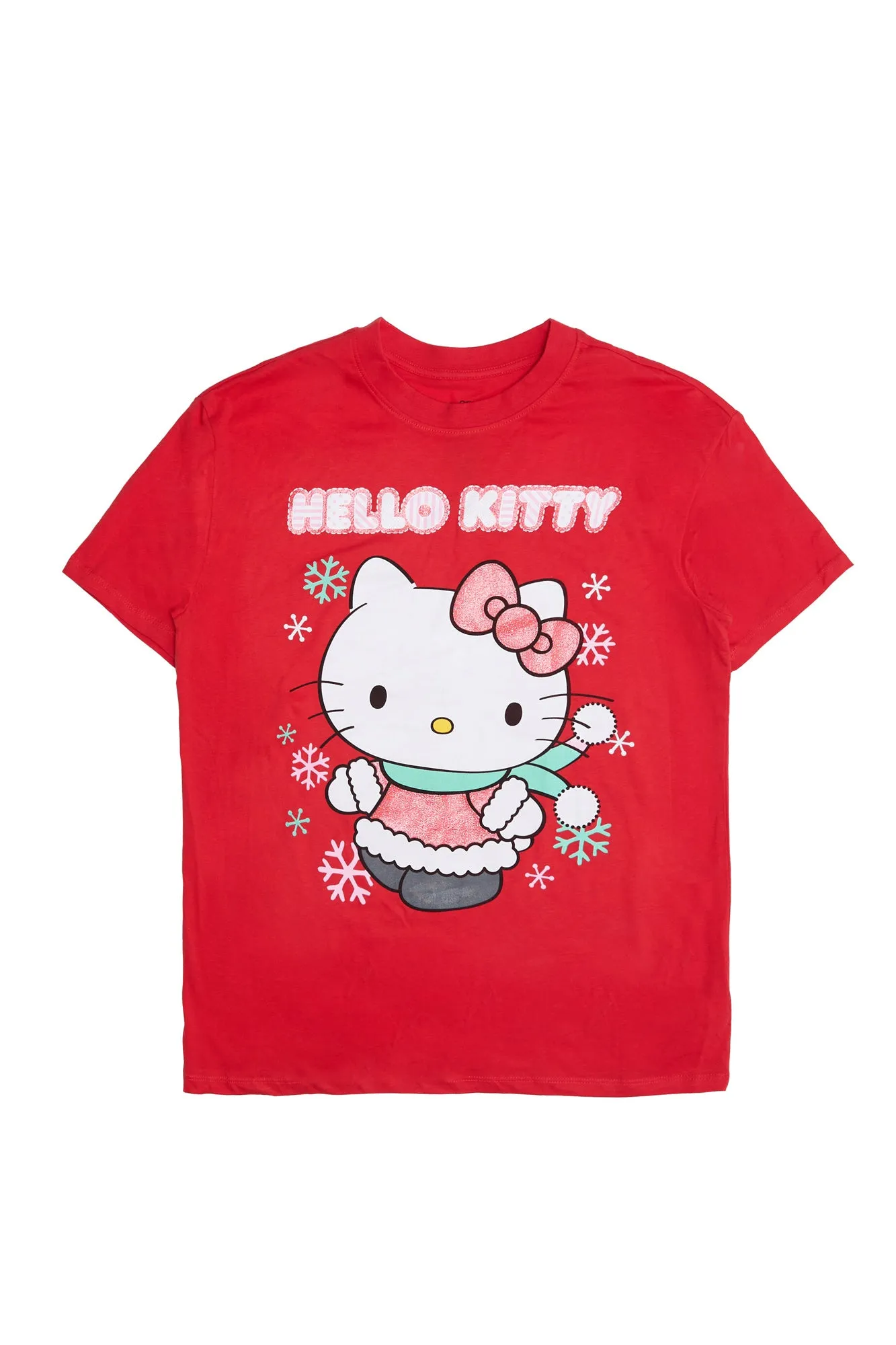 Hello Kitty Christmas Outfit Graphic Relaxed Tee sold by Bluenotes