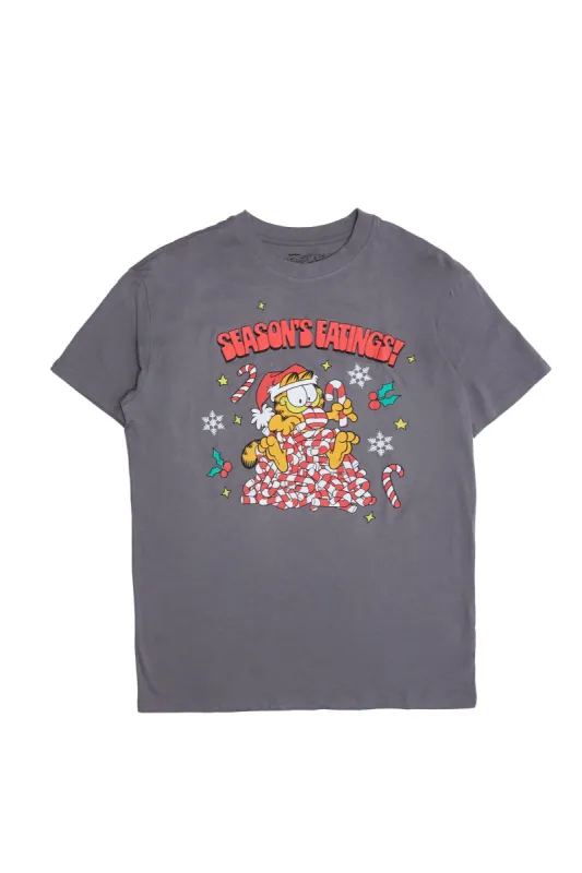 Garfield Seasons Eatings Graphic Relaxed Tee sold by Bluenotes