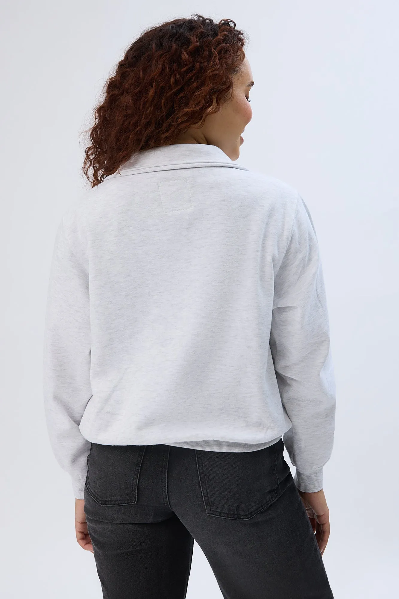 Graphic Quarter-Zip Polo Sweatshirt sold by Bluenotes product image thumbnail 3