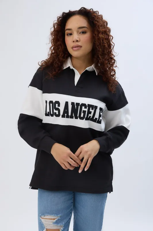 Colour Block Rugby Sweatshirt sold by Bluenotes