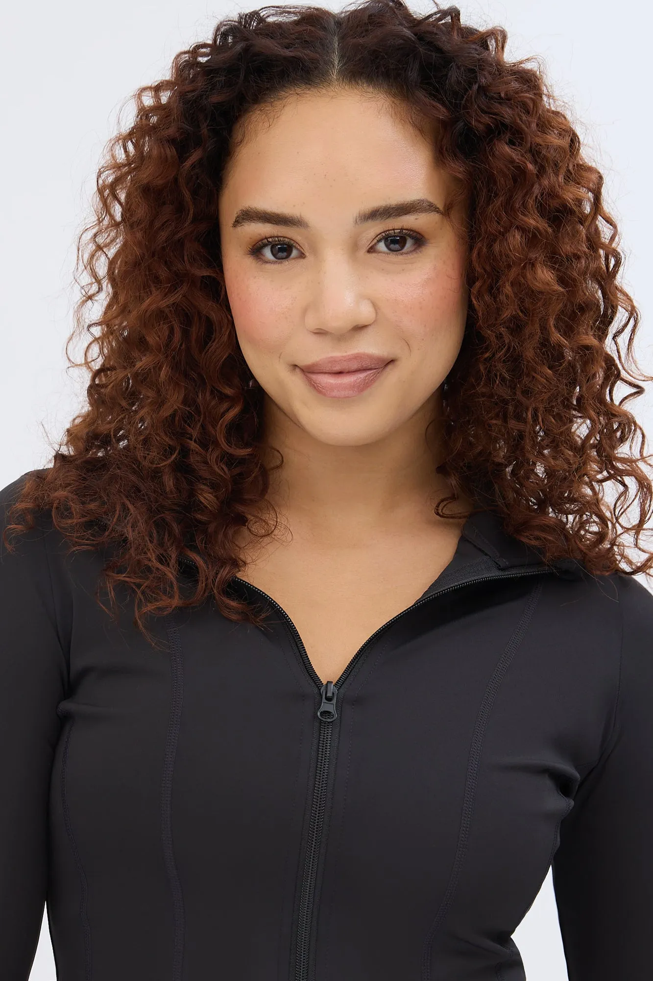 Super Smooth Zip-Up Skimmer Top sold by Bluenotes product image thumbnail 3