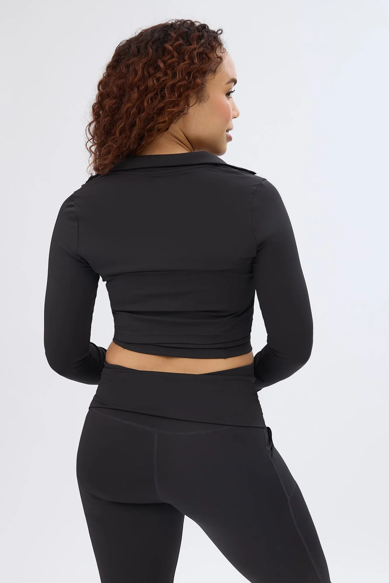 Super Smooth Zip-Up Skimmer Top sold by Bluenotes product image thumbnail 4