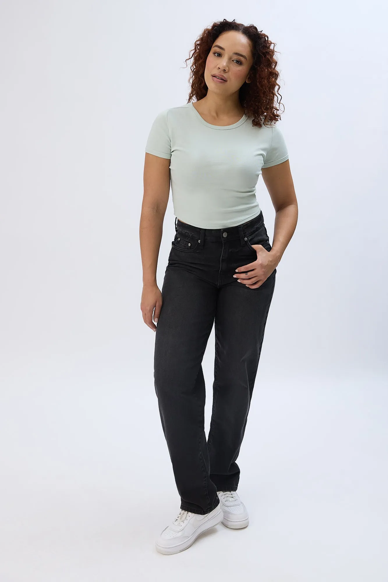 High Rise Baggy Jeans sold by Bluenotes product image thumbnail 3