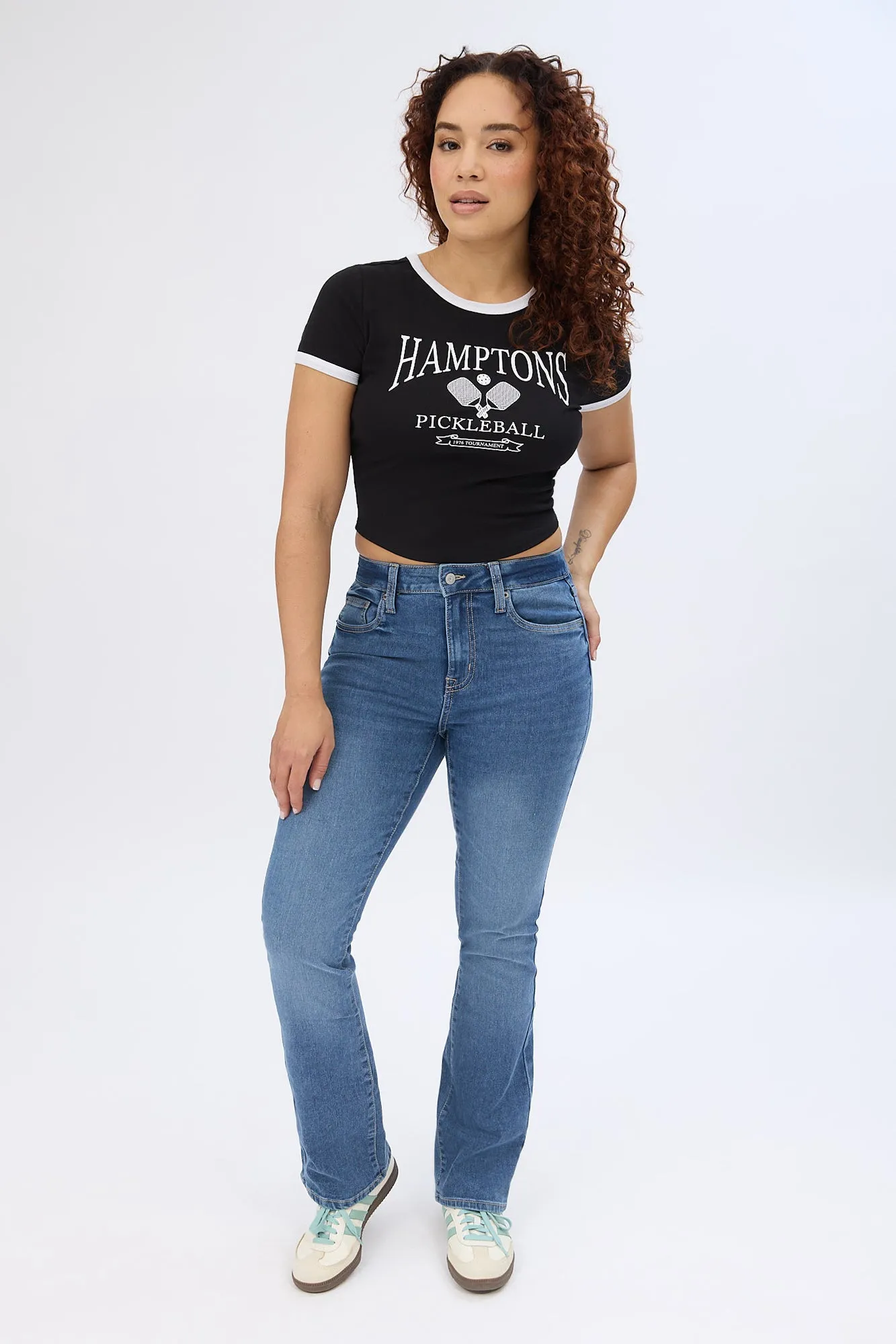 High Rise Bootcut Jeans sold by Bluenotes product image thumbnail 4