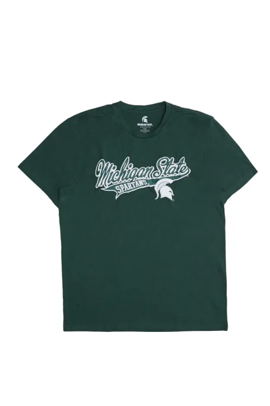 Michigan State Script Graphic Tee sold by Bluenotes