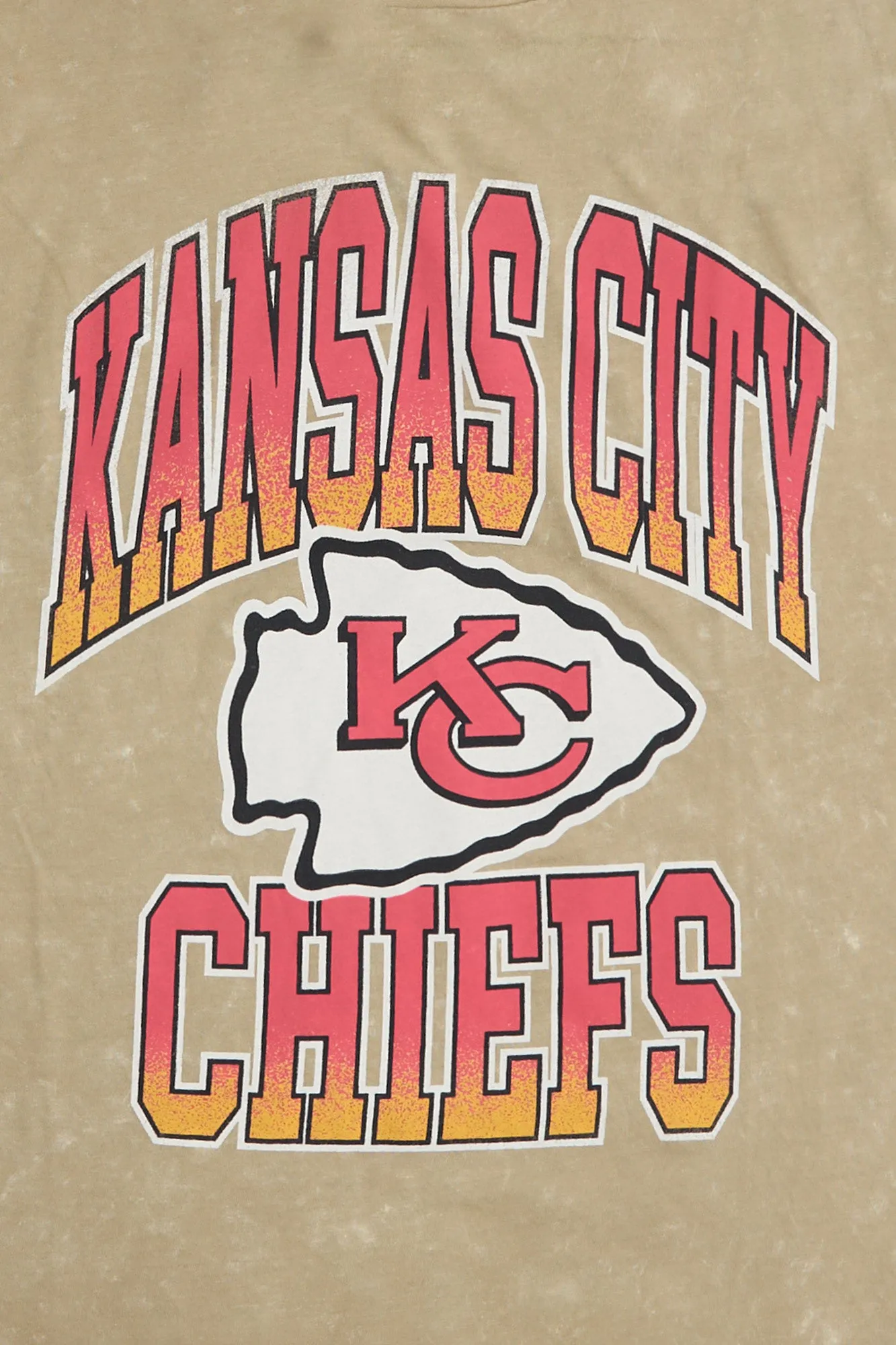 Kansas City Chiefs Graphic Acid Wash Tee sold by Bluenotes product image thumbnail 2