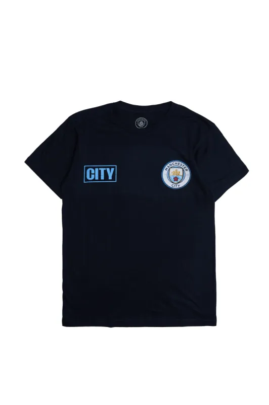 Manchester City F.C. Graphic Tee sold by Bluenotes