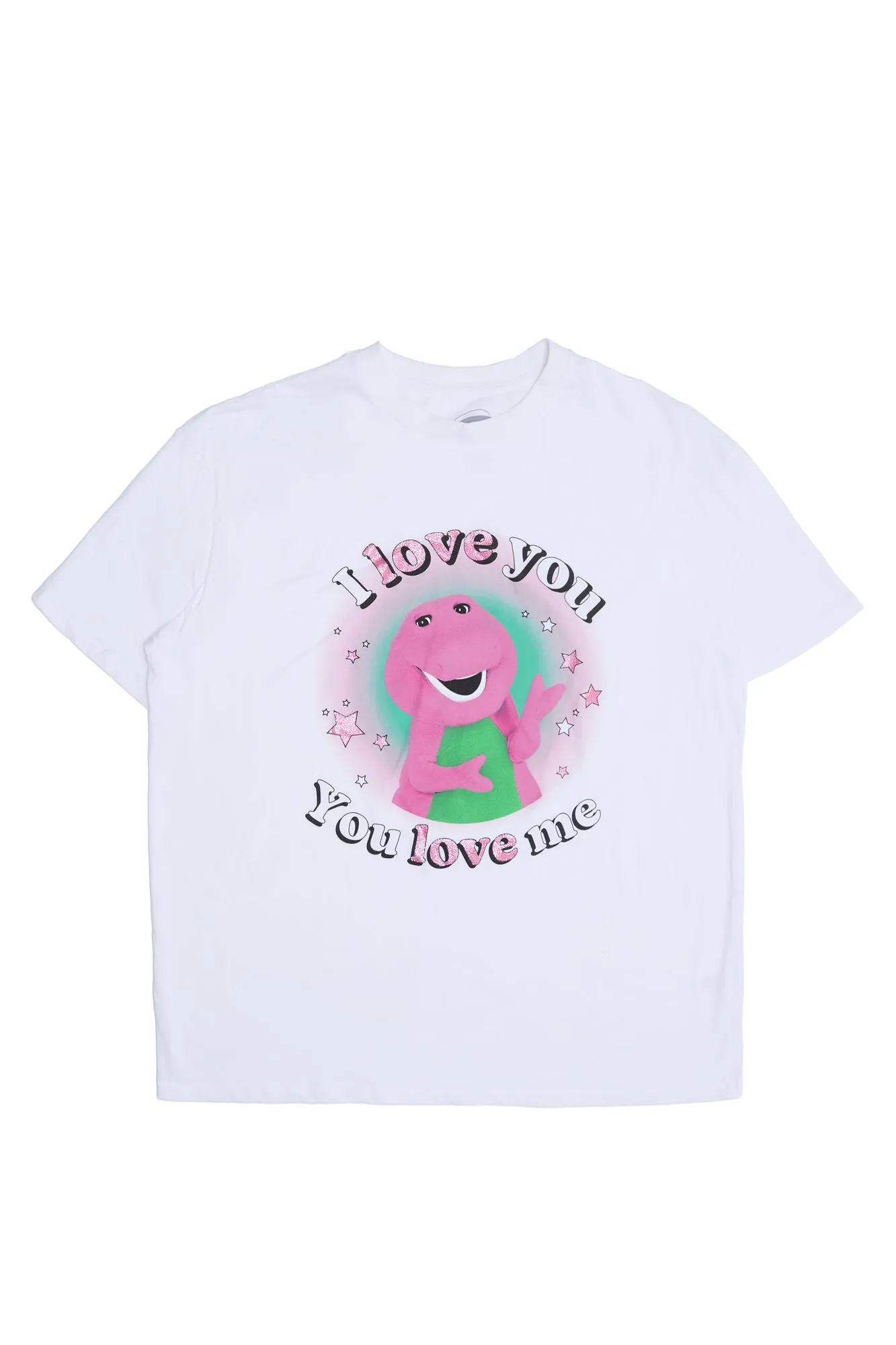 Barney Graphic Glitter Relaxed Tee sold by Bluenotes