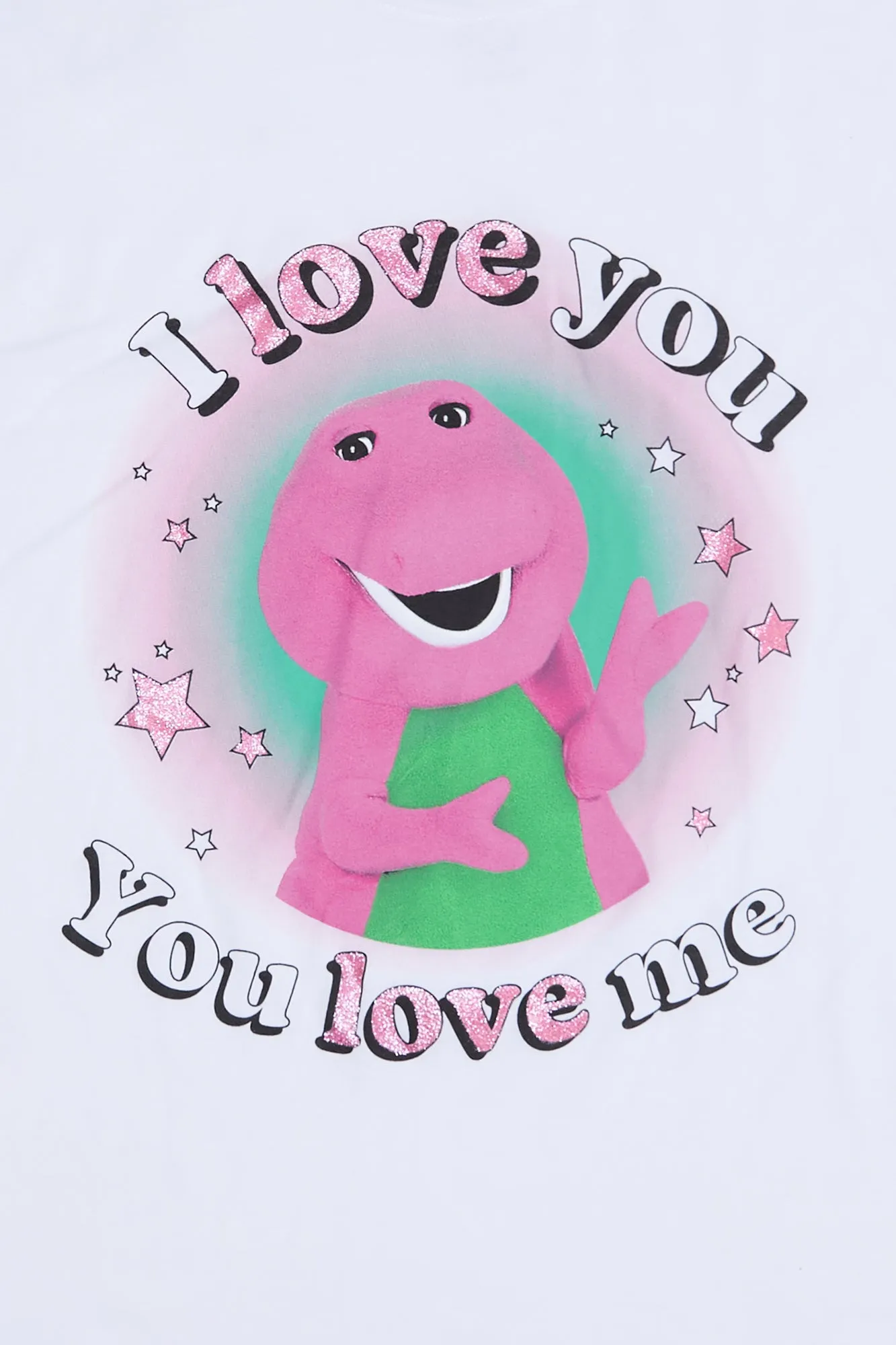 Barney Graphic Glitter Relaxed Tee sold by Bluenotes product image thumbnail 2