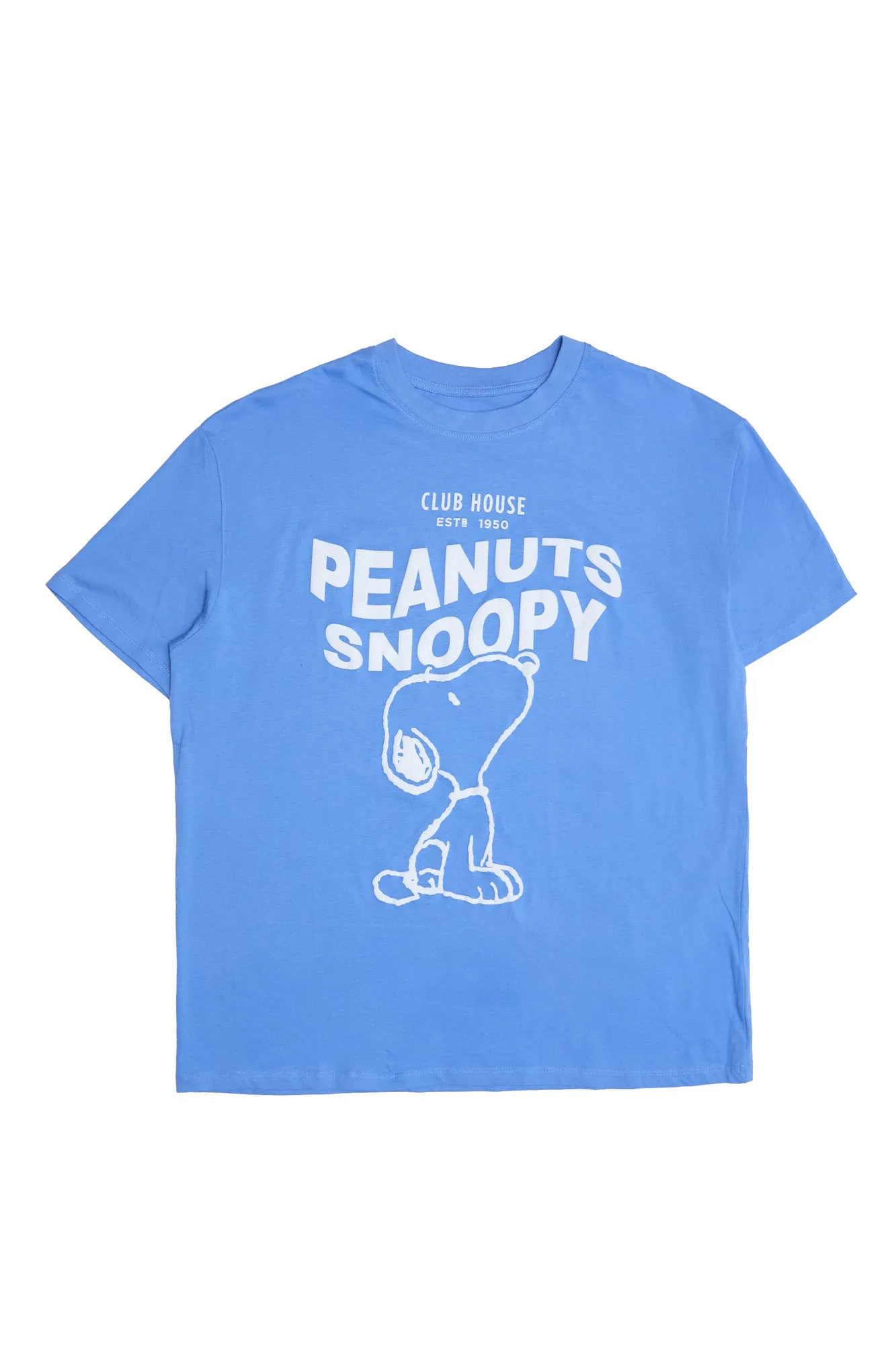 Peanuts Snoopy Graphic Puff Print Relaxed Tee sold by Bluenotes