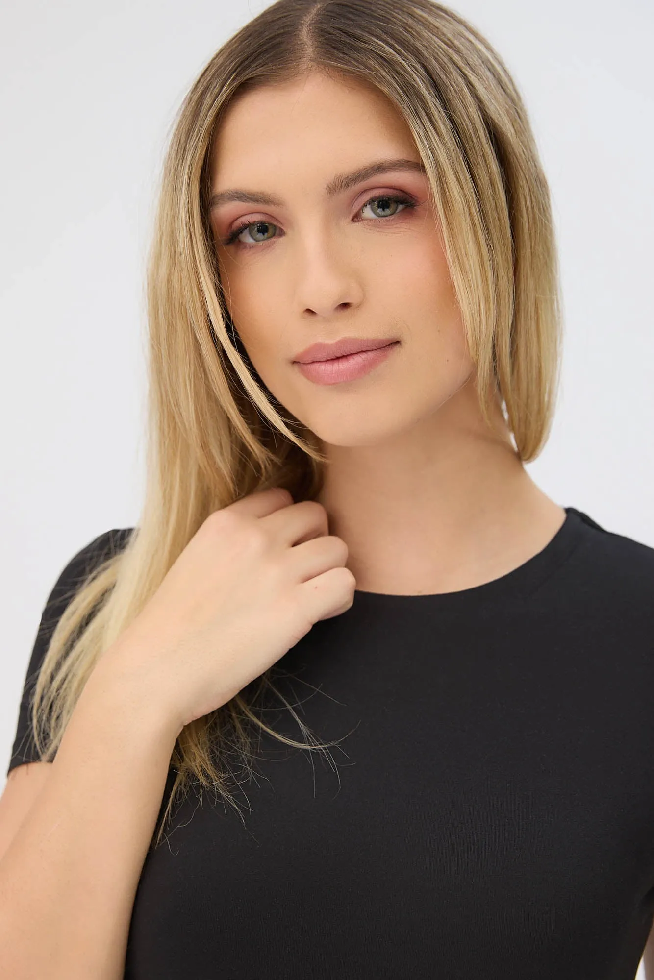 Short Sleeve Crew Neck Bodysuit sold by Bluenotes product image thumbnail 4