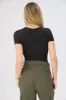 Short Sleeve Crew Neck Bodysuit sold by Bluenotes