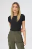 Short Sleeve Crew Neck Bodysuit sold by Bluenotes
