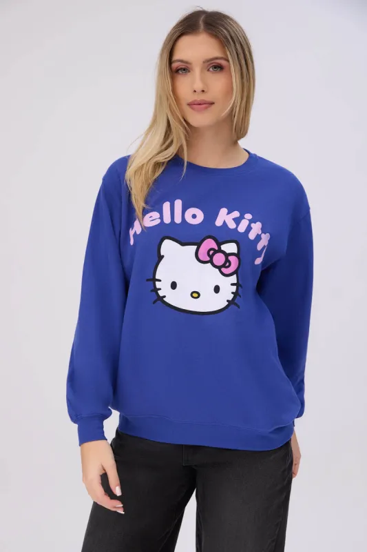 Hello Kitty Graphic Crew Neck Sweatshirt sold by Bluenotes