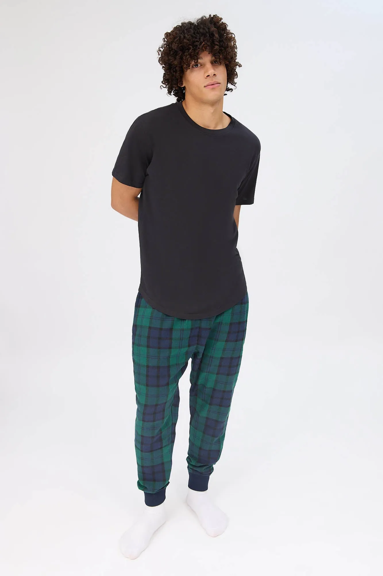 Buffalo Plaid Pajama Jogger sold by Bluenotes product image thumbnail 4