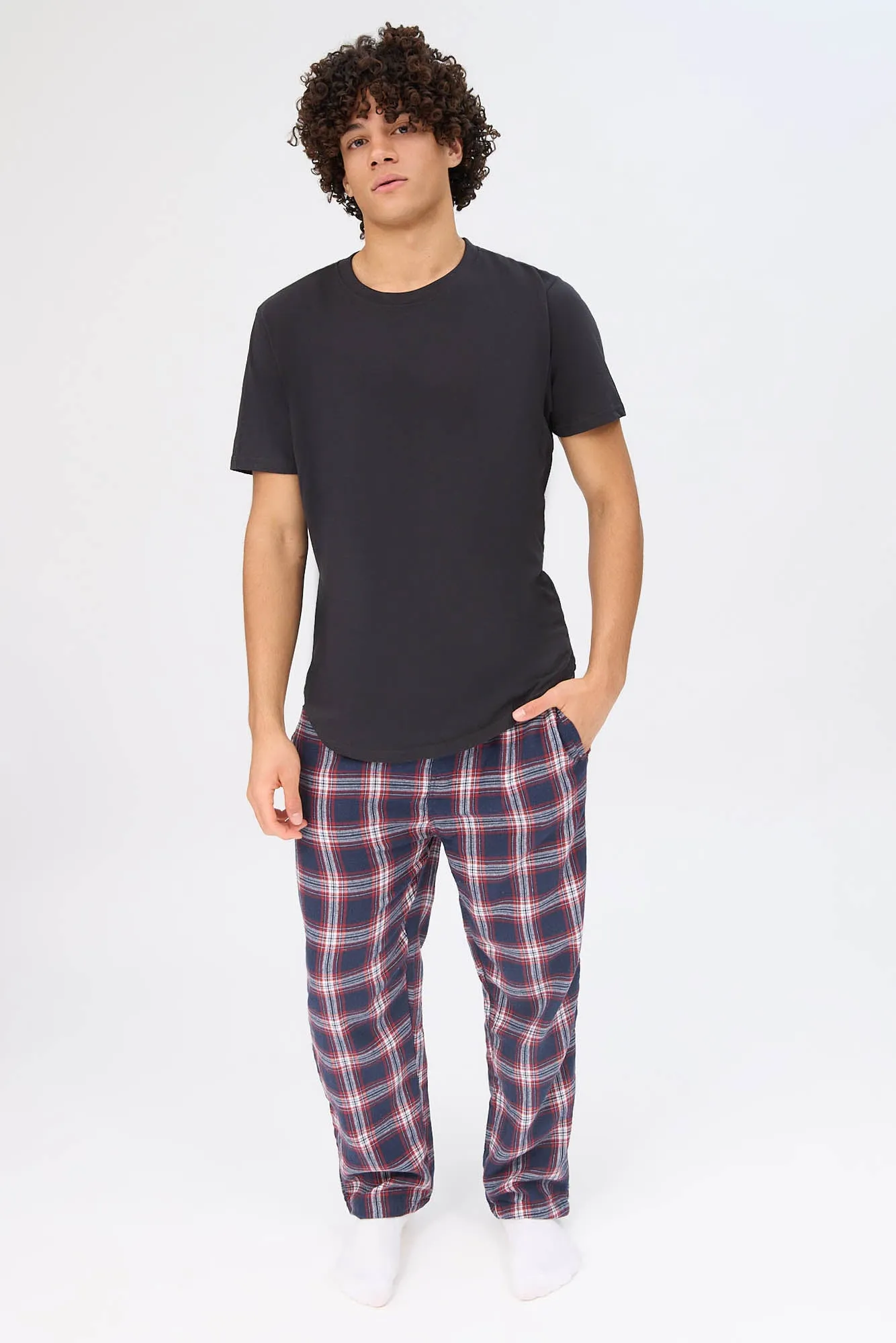 Plaid Classic Pajama Pants sold by Bluenotes product image thumbnail 4