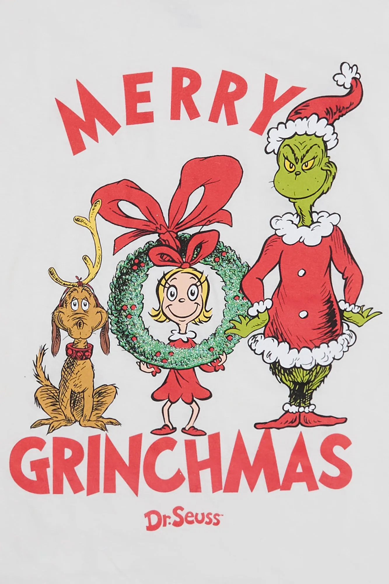 Dr. Seuss' Merry Grinchmas Graphic Relaxed Tee sold by Bluenotes product image thumbnail 2