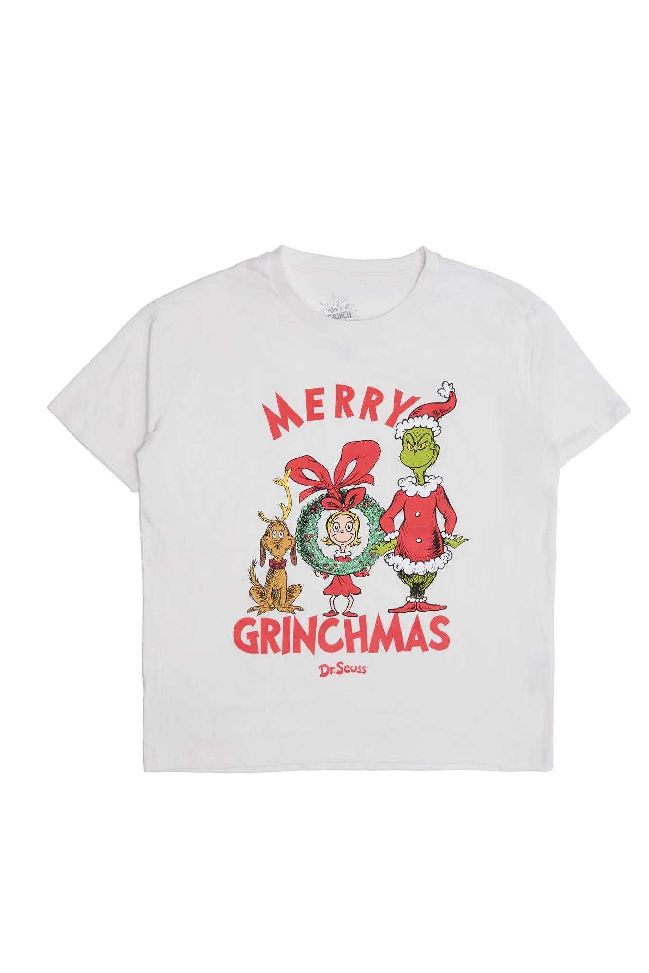 Dr. Seuss' Merry Grinchmas Graphic Relaxed Tee sold by Bluenotes