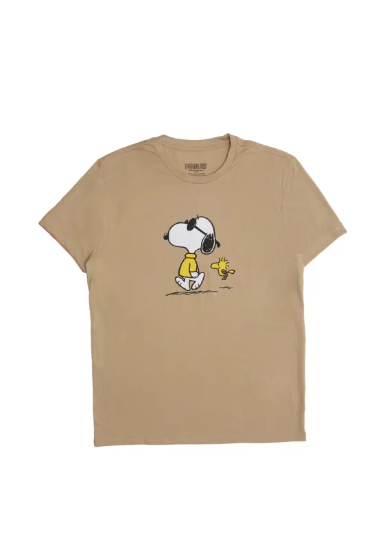 Peanuts Snoopy And Woodstock Graphic Tee sold by Bluenotes