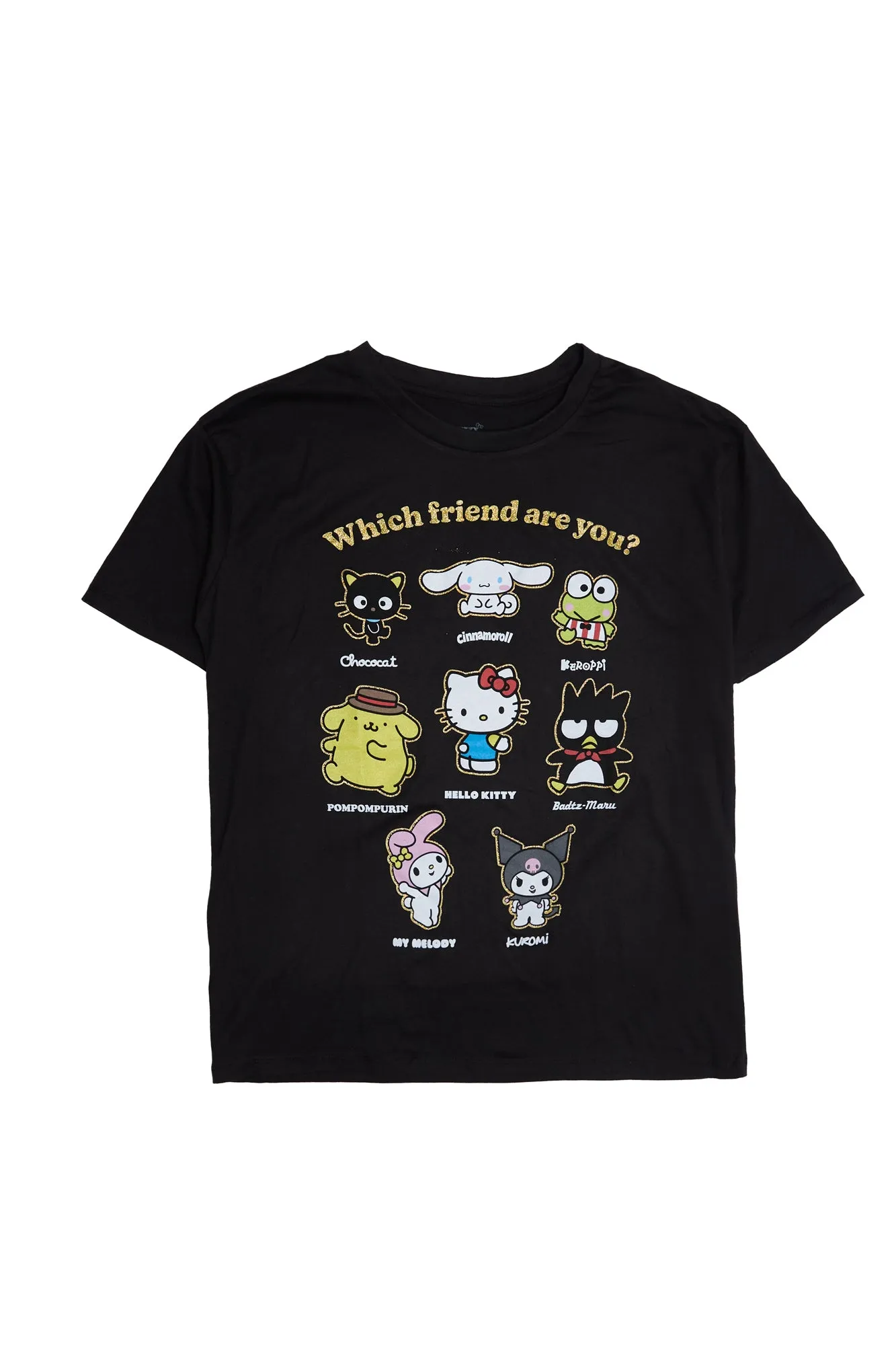 Hello Kitty And Friends Which Friend Are You Graphic Relaxed Tee sold by Bluenotes