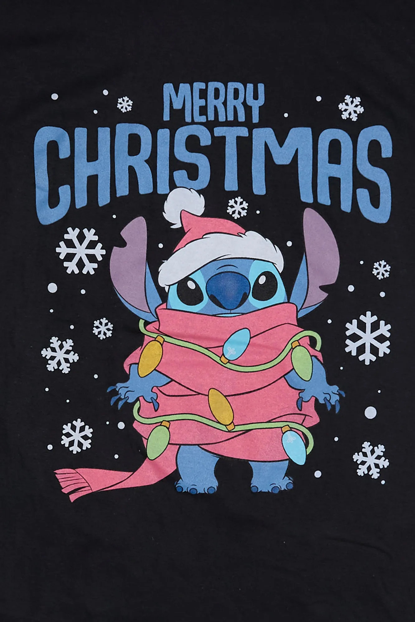 Stitch Merry Christmas Graphic Relaxed Tee sold by Bluenotes product image thumbnail 2