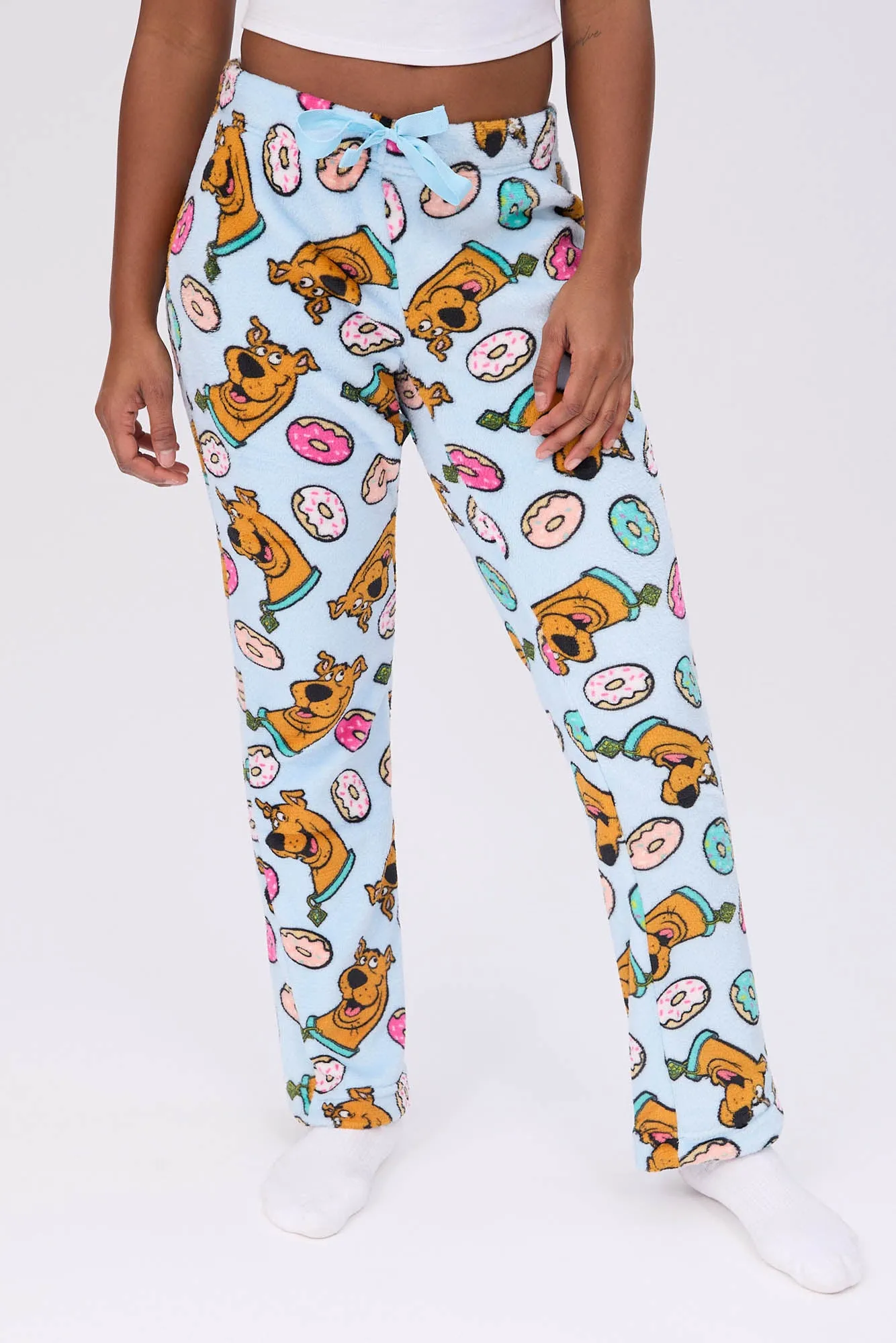 Scooby-Doo Printed Plush Pajama Pants sold by Bluenotes