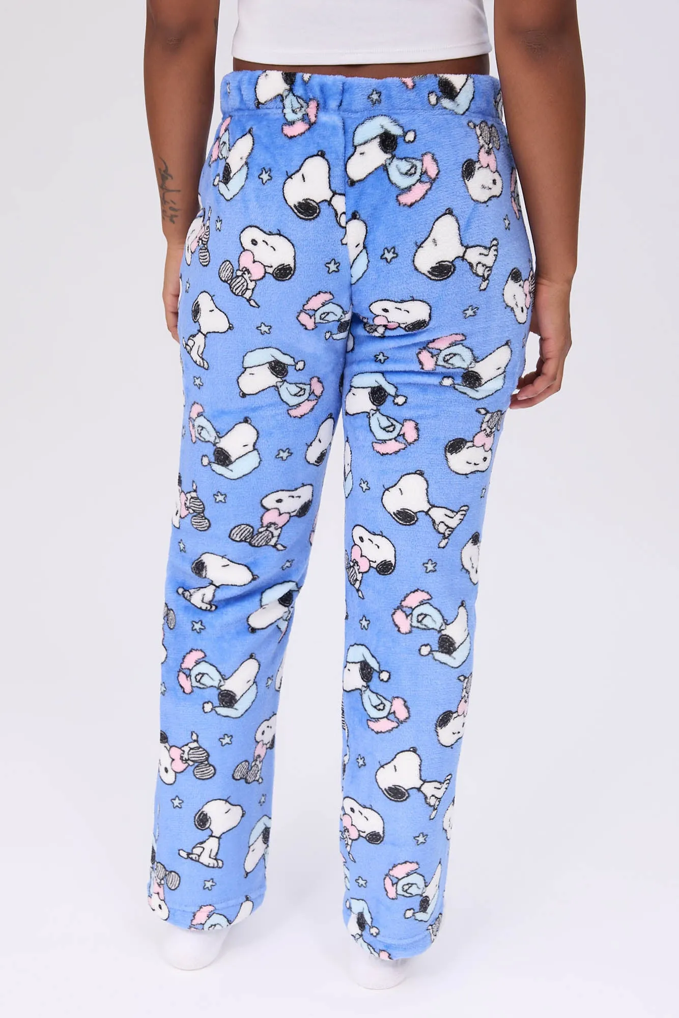 Peanuts Snoopy Printed Plush Pajama Pants sold by Bluenotes product image thumbnail 4
