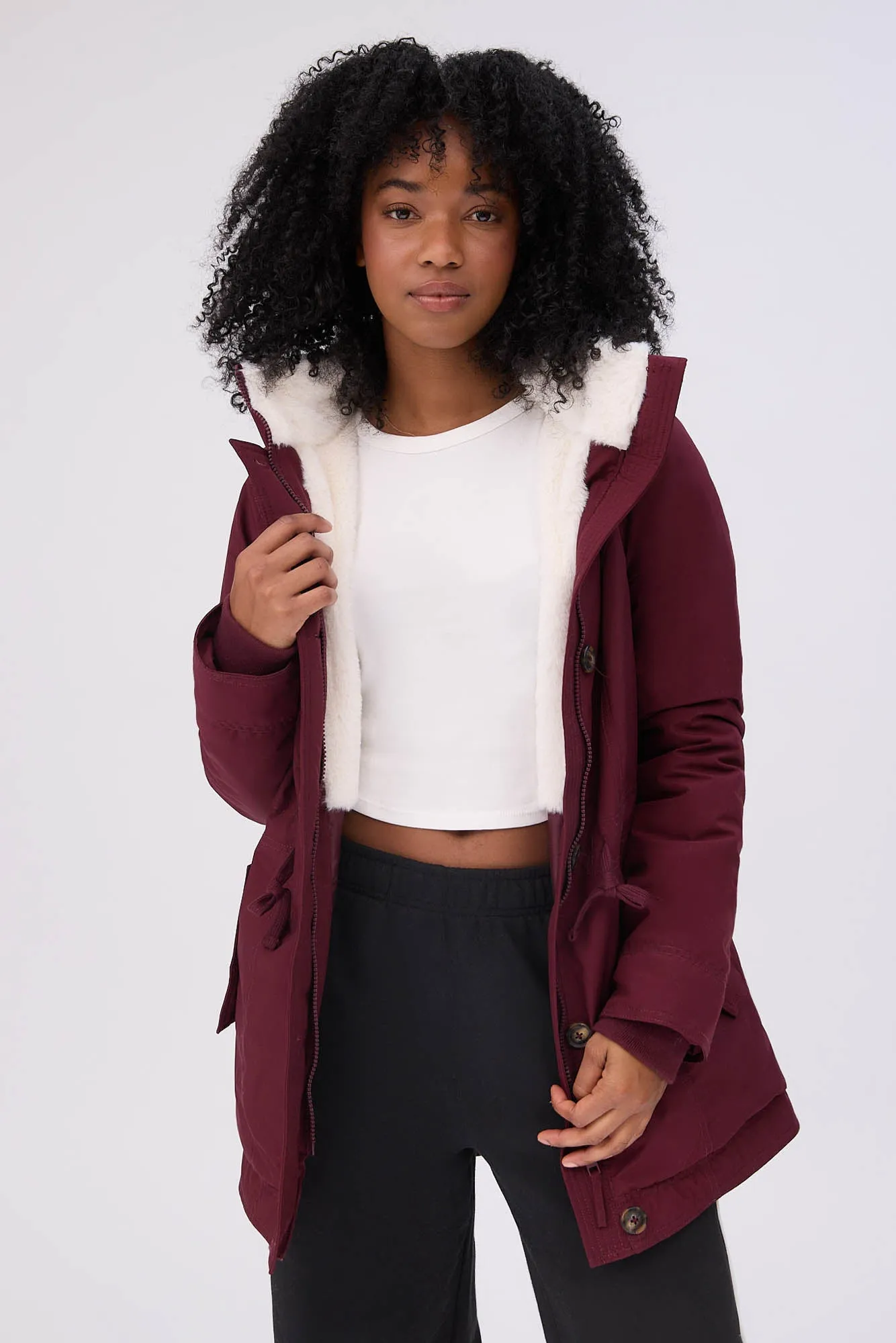 Faux Fur Lined Hooded Parka sold by Bluenotes product image thumbnail 5
