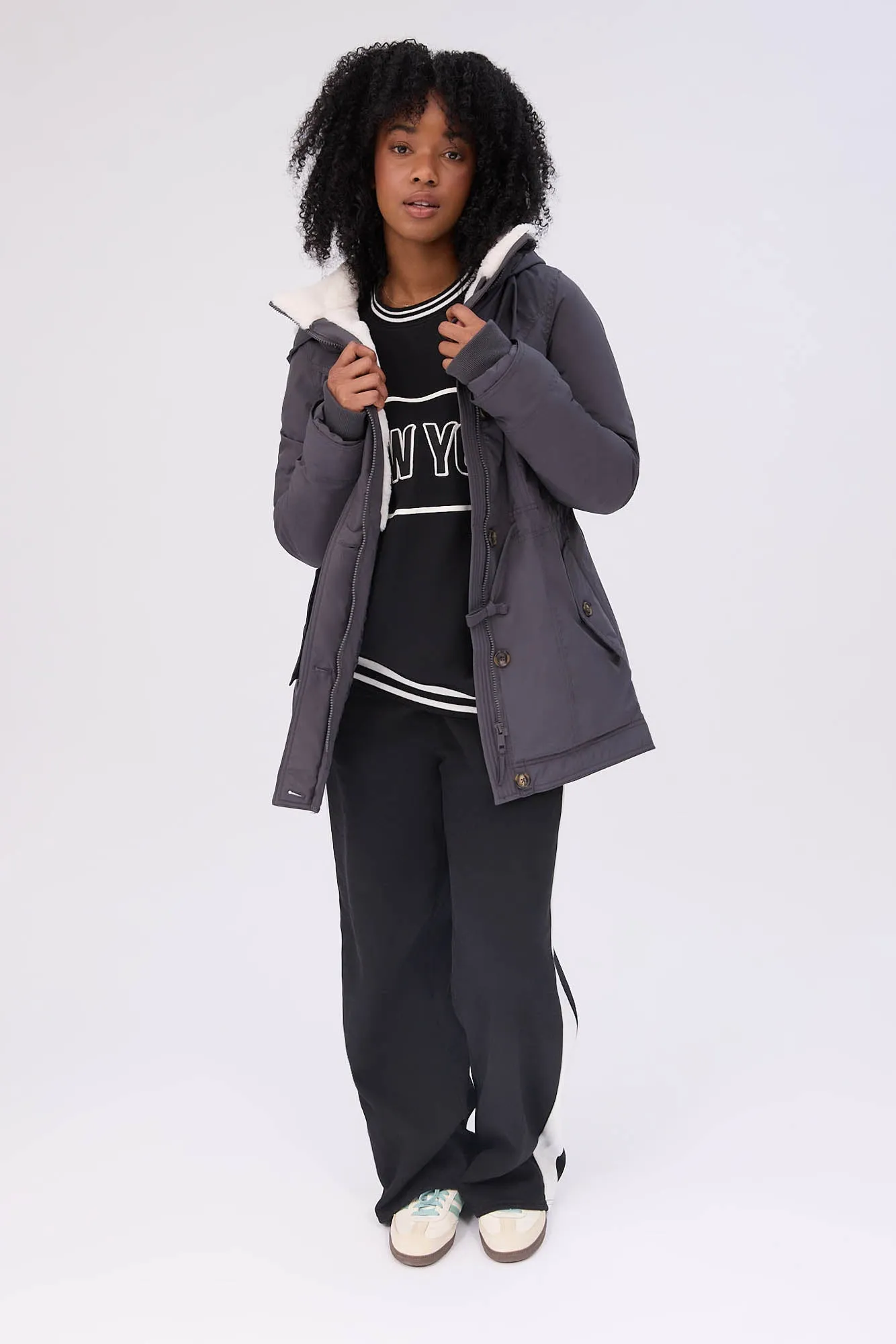 Faux Fur Lined Hooded Parka sold by Bluenotes product image thumbnail 4