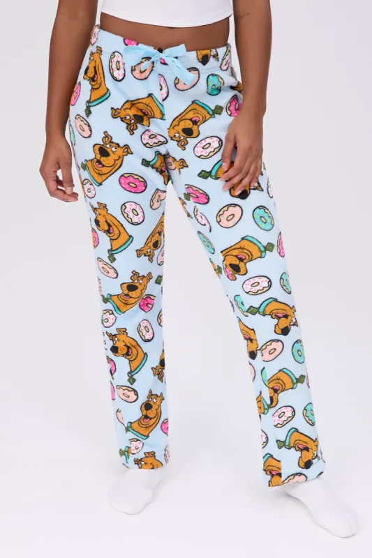 Scooby-Doo Printed Plush Pajama Pants sold by Bluenotes